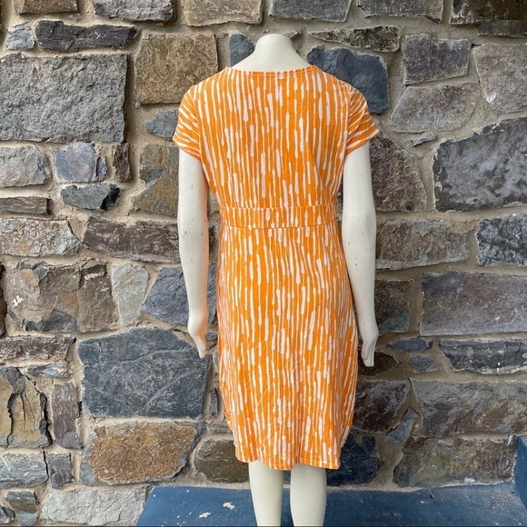 Boden Jersey Dress in Jaffa Painterly Stripe size 12R - Picture 4 of 7